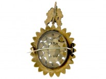 Bohenian Garnet Locket Pendant