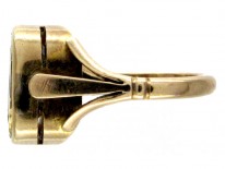 Citrine Intaglio Ring