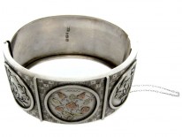 Silver & Gold Overlay Bangle