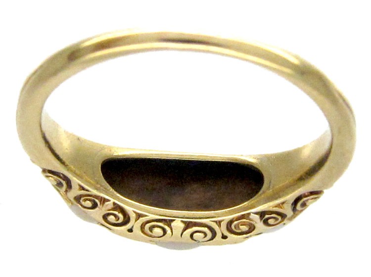 Natural Pearl & Diamond Ring