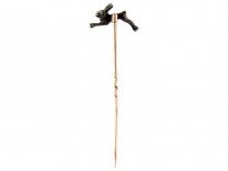 Diamond Hare Tie Pin
