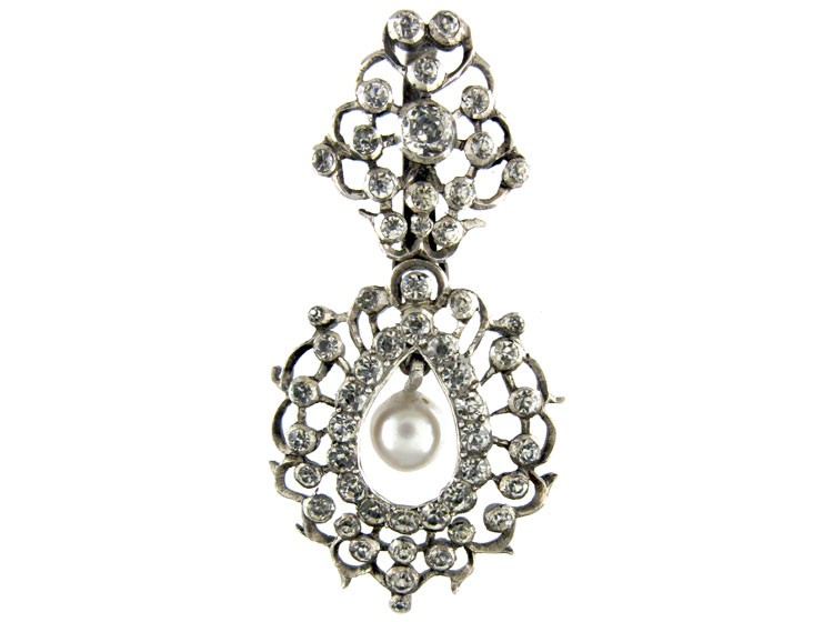 Silver & Paste Pendant in Original Case