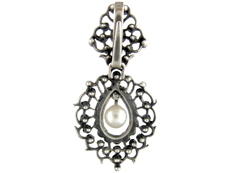 Silver & Paste Pendant in Original Case
