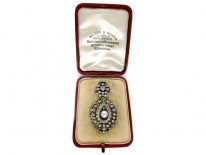 Silver & Paste Pendant in Original Case