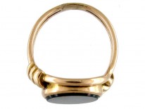 Bloodstone 18ct Gold Signet Ring