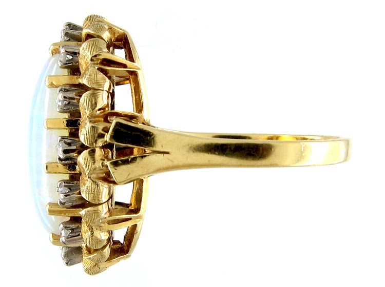 Opal & Diamond Ring