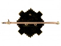 Gold Military Brooch