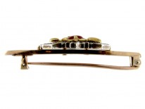 Gold Military Brooch