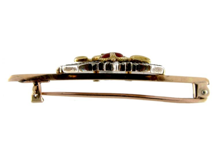 Gold Military Brooch