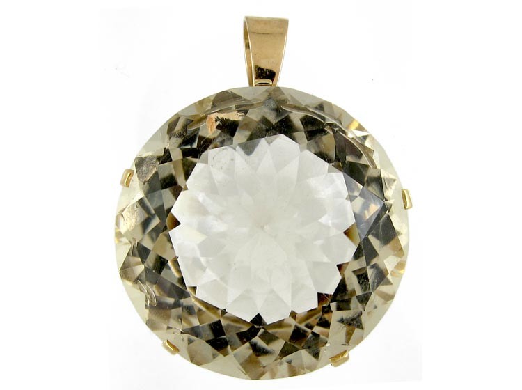 Large Citrine Pendant