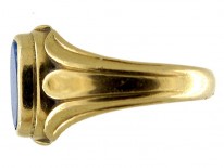 Lapis Lazuli 18ct Gold Signet Ring
