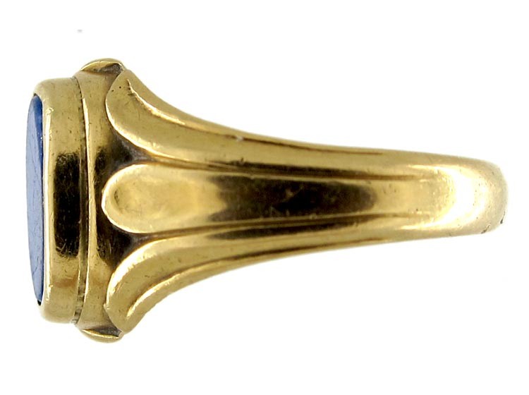 Lapis Lazuli 18ct Gold Signet Ring
