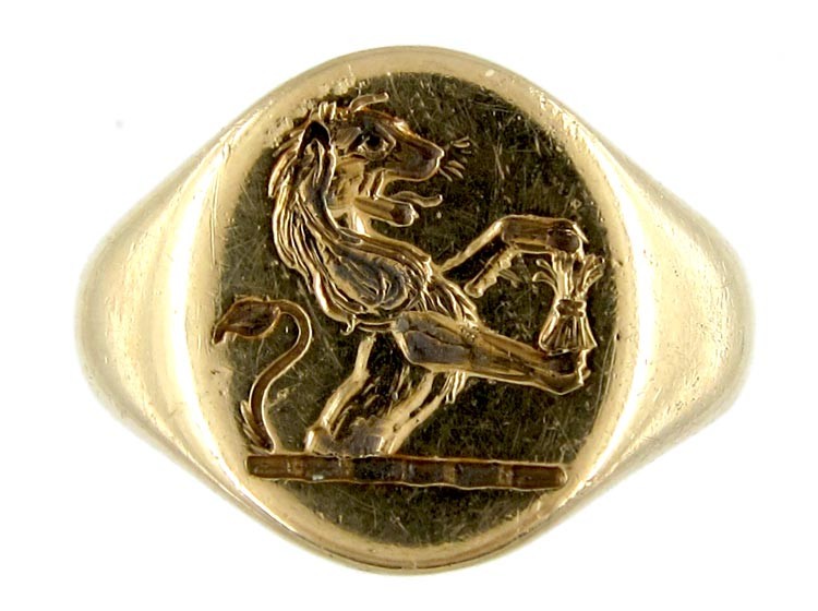 Gold Signet Ring