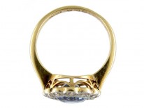 Sapphire & Diamond Cluster Ring