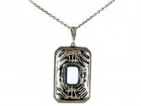 Marcasite & Silver Pendant