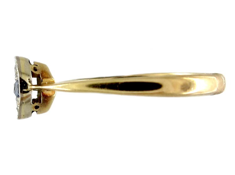 Art Deco Sapphire & Diamond Ring