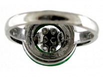 Jade & Diamond Art Deco Ring