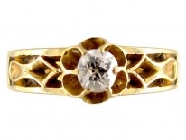 Victorian Diamond Solitaire Ring