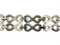 Art Deco Silver & Marcasite Bracelet