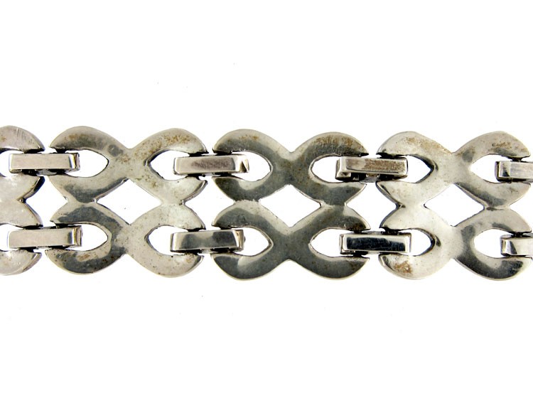 Art Deco Silver & Marcasite Bracelet
