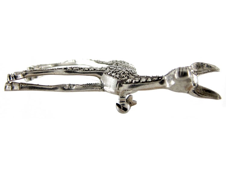 Silver & Marcasite Bambi Brooch