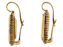 Citrine & Diamond Earrings