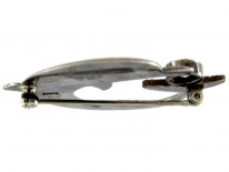 Silver Dolphin Brooch