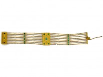 Regency Emerald & Pearl Gold Bracelet