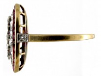 Ruby & Diamond Art Deco Ring