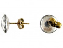 Georgian Cut Steel Button Earrings