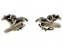 Racehorse Silver Cufflinks