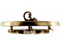 Scottish Gold Agate Brooch