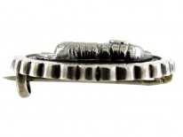 Silver Jumbo The Elephant Brooch