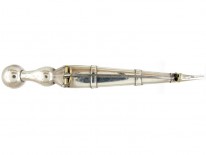 Scottish Grey Agate Dirk Brooch
