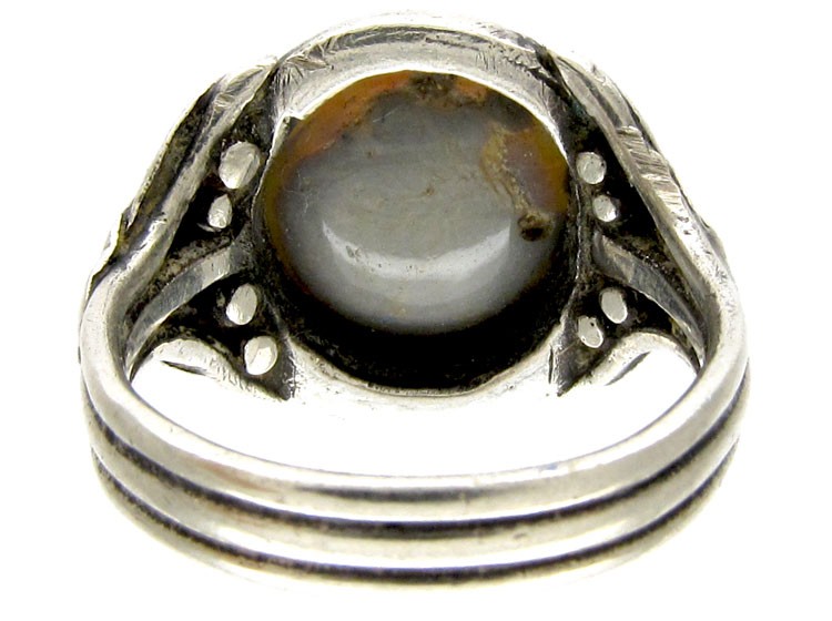 Bernard Instone Silver Arts & Crafts Ring