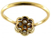 Daisy Diamond Cluster Ring