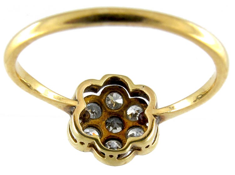 Daisy Diamond Cluster Ring