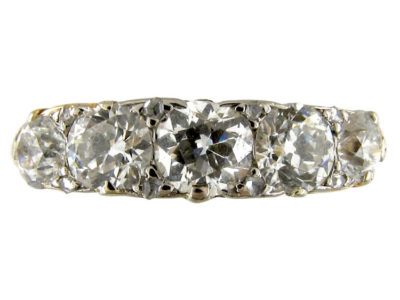 Victorian Five Stone Diamond Ring