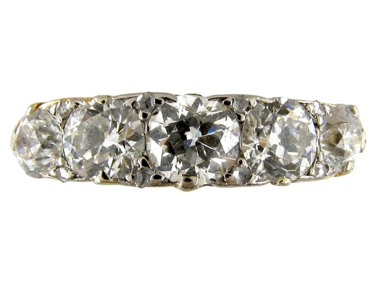 Victorian Five Stone Diamond Ring