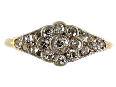 Diamond Shaped Diamond Ring