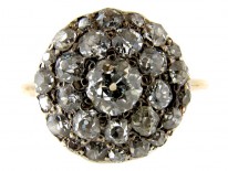 Yellow Gold & Diamond Cluster Ring