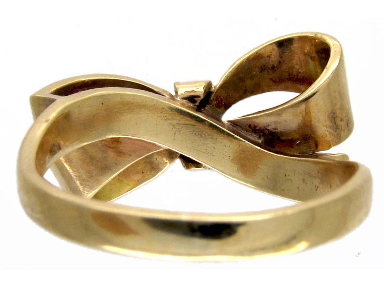 Ruby & Diamond Bow Ring
