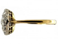 Yellow Gold & Diamond Cluster Ring