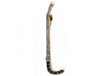 Sapphire & Diamond Riding Whip