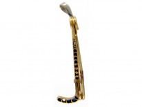 Sapphire & Diamond Riding Whip