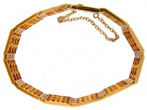 15ct Gold Fancy Link Gate Bracelet