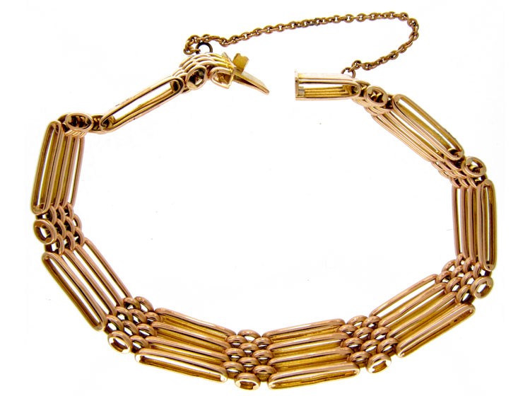 15ct Gold Gate Bracelet