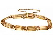 15ct Gold Gate Bracelet