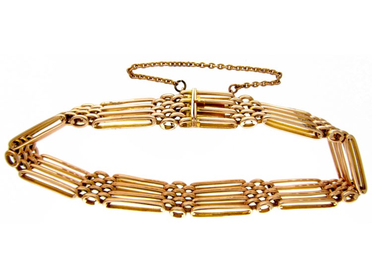 15ct Gold Gate Bracelet