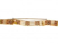 15ct Gold Gate Bracelet